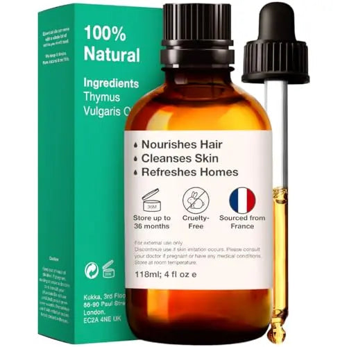 Kukka Thyme Essential Oil for Hair Thyme Oil for Skin - 100% Natural Thyme Essential Oil for Diffuser KUKKA essential oils Au supplements