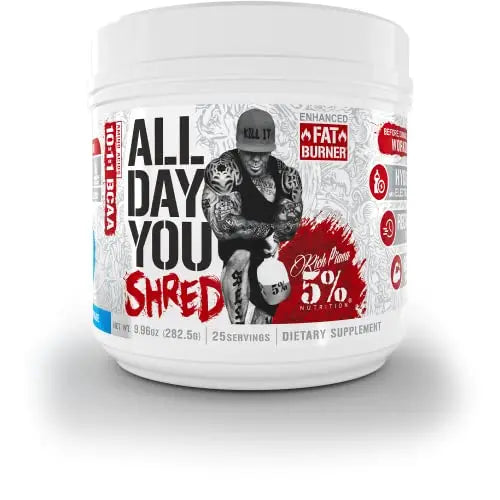5% Nutrition Rich Piana AllDayYou Shred BCAA Powder | Amino Acid Supplement 5% Nutrition Au supplements