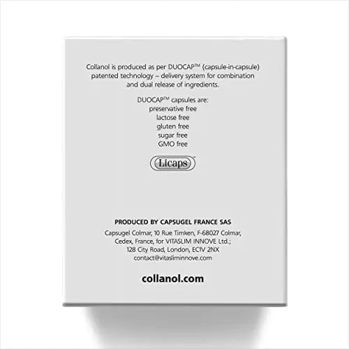 Collanol - Innovation in The Care of Healthy Joints - Liquid Formula in a Double Capsule 3D Collagen Collanol Au supplements