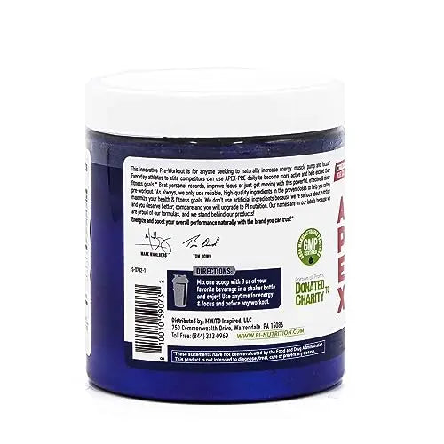 PERFORMANCE INSPIRED Nutrition - APEX Pre Workout Powder - Increase Energy & Endurance PERFORMANCE INSPIRED Au supplements