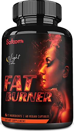 12in1 Night Time Fat Burner for Women - VitaminD.3, Garcinia Cambogia, White Kidney Bean Satoomi Au supplements