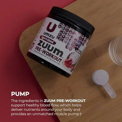 UMZU Zuum Pre-Workout - Energy, Pump & Endurance - with B-Vitamin Complex UMZU Au supplements
