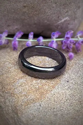 Genuine Magnetic Hematite Rings, 3 Rings in Each Order, Black Hematite Ring LUXSTRA Au supplements