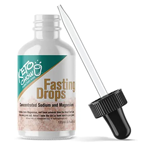 Keto Chow Fasting Drops | Sodium and Ionic Magnesium Fasting Supplement | Intermittent Keto Chow Au supplements