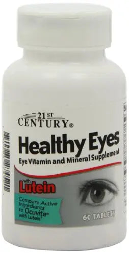 21st Century Healthy Eyes with Lutein Tablets, 60 Count, White (27452) 21st Century Au supplements