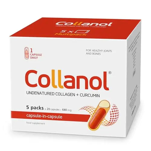 Collanol - Innovation in The Care of Healthy Joints - Liquid Formula in a Double Capsule 3D Collagen Collanol Au supplements