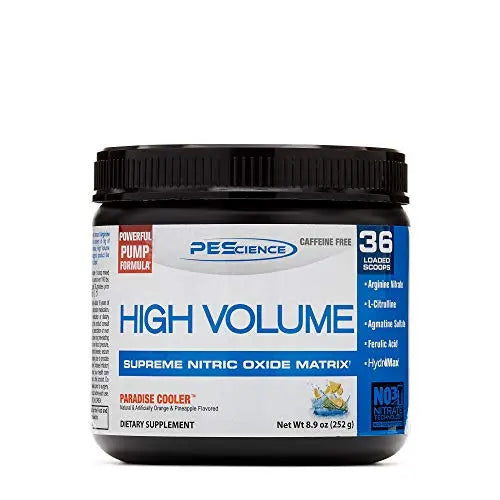 PEScience High Volume Pre-Workout Paradise Cooler 8.9 Ounce, 36 Servings PEScience Au supplements