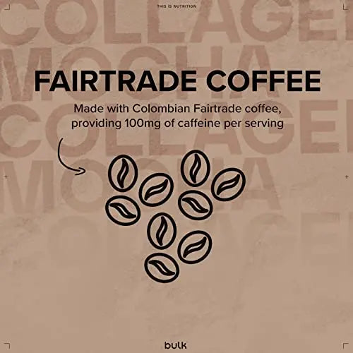 Bulk Collagen Coffee, High Protein, Black, 500 g Bulk Au supplements