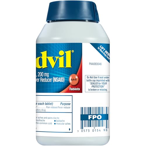 Advil Pain Reliever and Fever Reducer, Ibuprofen 200mg for Pain Relief - 300 Count, Advil PM Pain Reliever and Nighttime Sleep Aid, Ibuprofen for Pain Relief and Diphenhydramine Citrate - 2 Count Advil Au supplements
