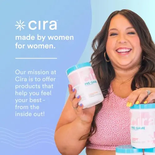 Cira Pre-Game Pre Workout Powder for Women - Preworkout Energy Supplement for Nitric Cira Au supplements