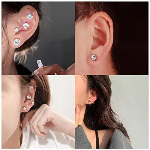 Non Pierced Atheniz Lymphvity Germanium Acupuncture Magnetic Earrings Women LIU JUN Au supplements