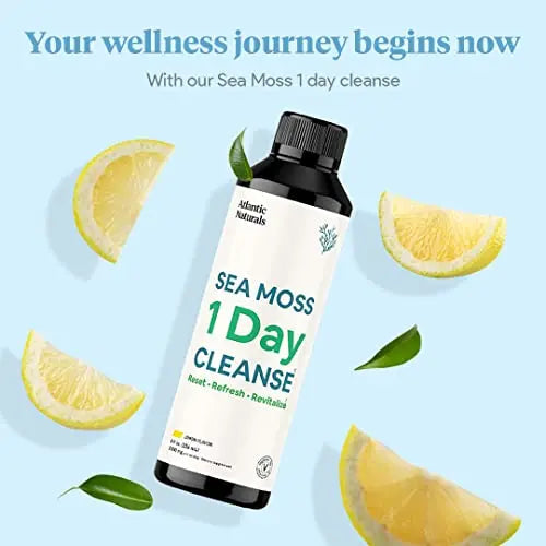 Sea Moss 1 Day Cleanse - Full Body Detox to support bowel movements, Kidney Health Atlantic Naturals Au supplements