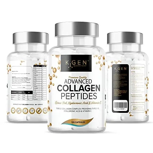 Pure Collagen Supplements Capsules Grass Fed Advanced Multi Collagen Peptides K GEN rejuvenation nutrition Au supplements