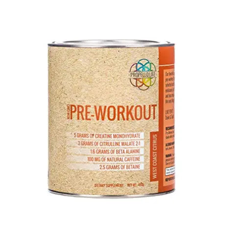 Propello Life Pre-Workout Drink Mix, West Coast Citrus, 450g Propello Life Au supplements