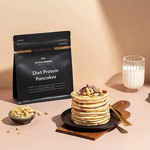 Protein Works - Diet Protein Pancake Mix | 135 Calories Per Serving | Low Sugar Protein Pancake Mix Protein Works Au supplements
