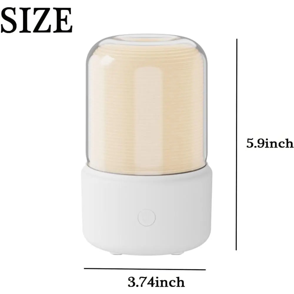 Candlelight Flame Air Diffuser,Portable Essential Oil Diffuser Noiseless 120ML Aroma Diffuser Waterless AEKAN Au supplements