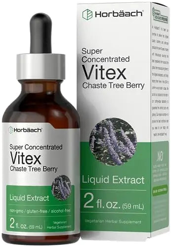 Vitex Berry Chasteberry Extract | 2 fl oz | Super Concentrated | Alcohol Free Chaste Tree Horbäach Au supplements