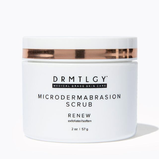 DRMTLGY Microdermabrasion Scrub – Gentle Facial Exfoliating Scrub to Smooth & Polish Skin