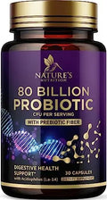 Probiotics for Digestive Health - 80 Billion CFU Guaranteed with Strains for Women's Nature's Nutrition Au supplements