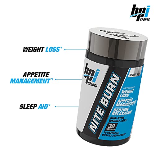 BPI Sports Nite burn – Nighttime Fat Burner & Sleep Support – Keto-Friendly – Weight Loss BPI Sports Au supplements