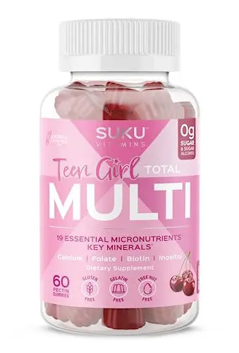SUKU Vitamins Teen Girl Gummies – Sugar Free Vegetarian Gummy Vitamins Supplement SUKU Vitamins Au supplements