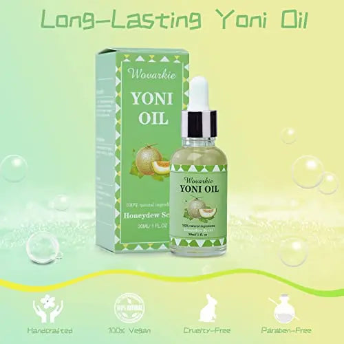 Yoni Oil for Women Set Of 3, 100% Natural Feminine Oil Intimate Deodorant for Women, Eliminates Odor Wovarkie Au supplements