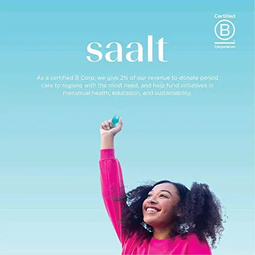 Saalt Teen Menstrual Cup - Best Sensitive Reusable Cup - Wear for 12 Hours - Tampon and Pad Alternative saalt Au supplements
