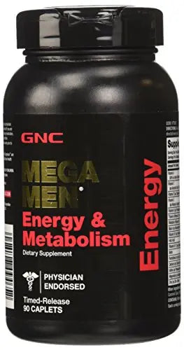 GNC Mega Men Energy and Metabolism Supplement, 90 Count GNC Au supplements