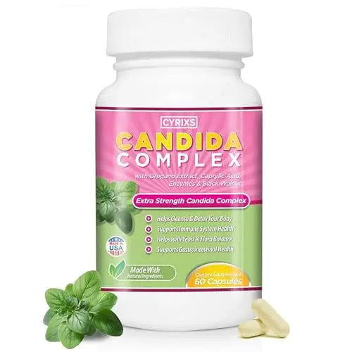 Cyrixs Health Candida Complex | Boost Your Immune System | All Natural Gut Cleanse with Herbs, Antifungals Cyrixs Health Au supplements