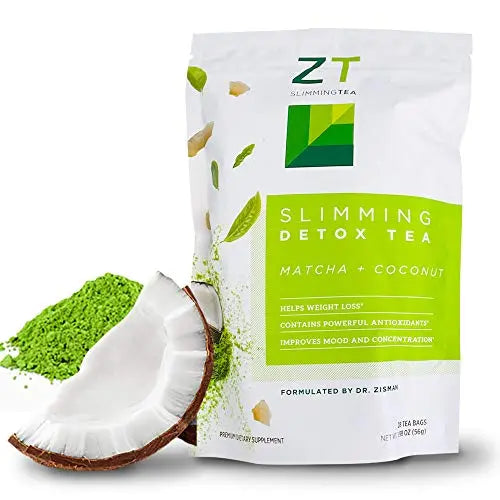 Dr. Zisman ZT Slimming - Matcha-Coconut Detox Blend, Weight Loss Tea with Antioxidant Effects Dr. Zisman ZT Slimming Tea Au supplements