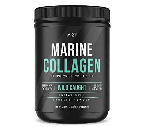 Marine Collagen Powder Supplement - 400g - Wild-Caught Canadian Marine Collagen - Unflavoured - Types 1 & 3 Hydrolysed Collagen ALPHA01 Au supplements