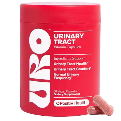 URO Urinary Tract Health Supplement for Women, 60 Count (Pack of 1) - Urinary Support O Positiv Au supplements
