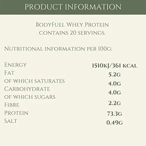 Complementary Supplements - BodyFuel Whey Protein Isolate & Concentrate Chocolate Flavour Complementary Supplements Au supplements