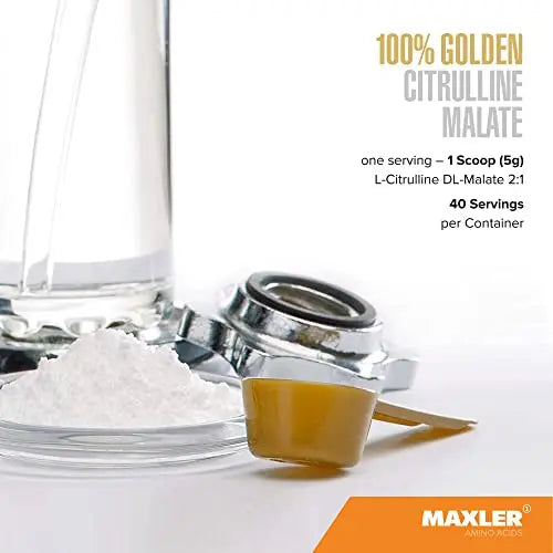 Maxler 100% Golden Citrulline Malate Powder - Vegan L-Citrulline DL-Malate 2:1 Amino Acid Maxler Au supplements