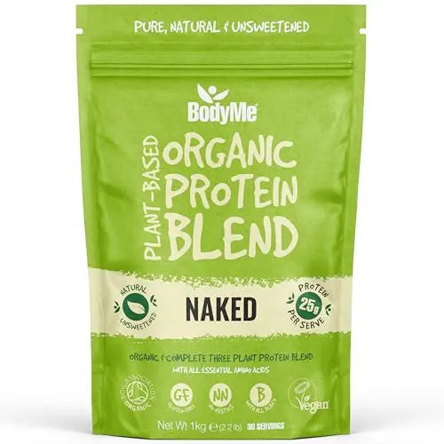 BodyMe Organic Vegan Protein Powder Blend, Naked Natural - Unsweetened, Low Carb BodyMe Au supplements