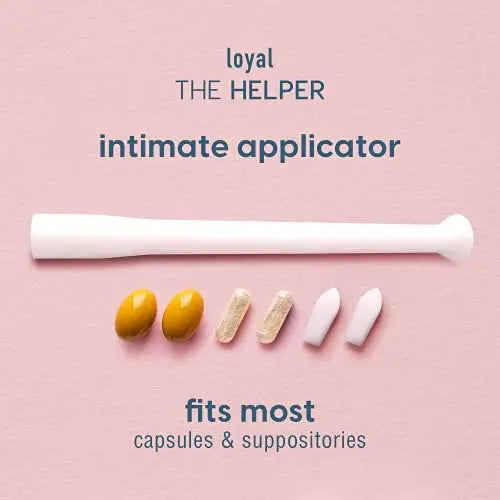 Loyal The Helper Vaginal Suppository Applicators | Efficient | Compact | Comfortable | Fits Most Brands, Pills Loyal Au supplements