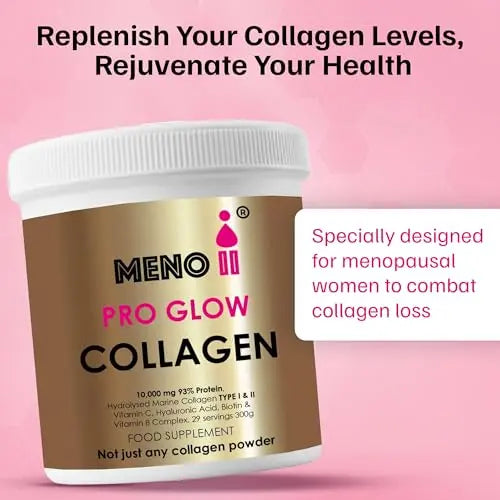 Meno II PRO Glow Marine Collagen Powder 10,000mg - High-Potency Supplements for Women Skin Hydration Meno II Au supplements