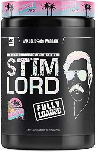 Anabolic Warfare Stim Lord Fully Loaded (Miami Vice - 40 Servings) Anabolic Warfare Au supplements