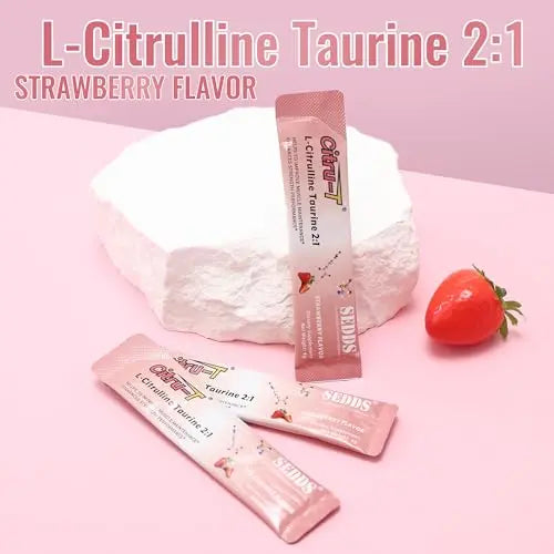 SEDDS L-Citrulline Taurine 2:1, Strawberry-Flavored L Citrulline Powder Citrulline Supplements SEDDS Au supplements