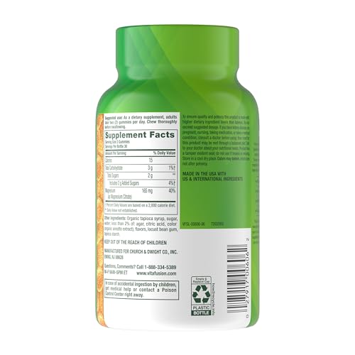 vitafusion Magnesium Gummy Supplement, Bring calm to your vitamin routine, Tropical Citrus Flavor, 60 Gummies Vitafusion Au supplements