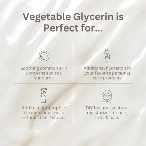 Vegetable Glycerine - 100% Pure, Cold Pressed - 32 fl oz - GreenHealth GreenHealth Au supplements