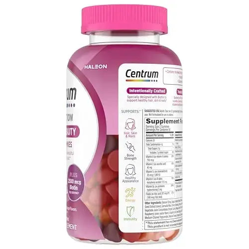 Centrum Multivitamin Gummy, 100 Count (Pack of 1) Centrum Au supplements