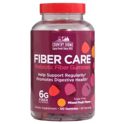 Country Farms Fiber Care Prebiotic Gummies, 6g of Fiber Per Serving, FOS from Beets Country Farms Au supplements
