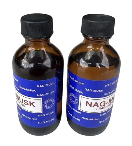 Premium Fragrance Oil 2 Bottles Nag-Musk or Nag-White Sage, 2 Ounces Each in a Glass Bottle Generic Au supplements