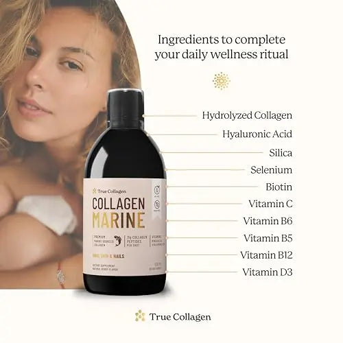 True Collagen - Premium 11000mg Collagen Marine I Pure Hydrolyzed Collagen (Type I & III) True Collagen Au supplements