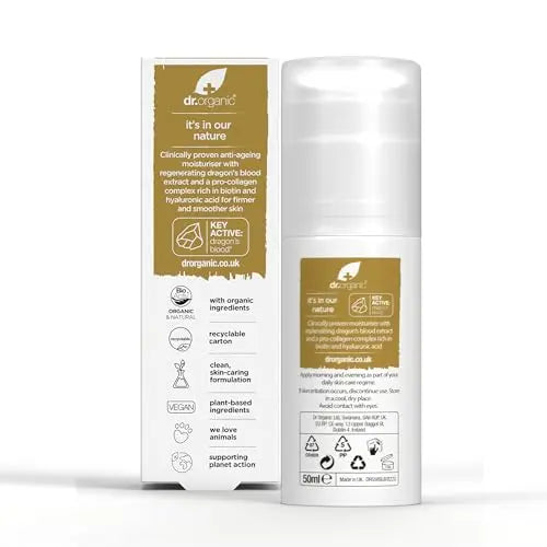 Dr Organic, Organic Pro Collagen with Dragons Blood, Natural, Vegan, Cruelty Free, Paraben & SLS Free, 50ml DR ORGANIC Au supplements