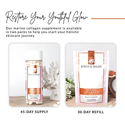 Birch & Wilde Marine Collagen Peptides for Beautiful Skin & Hair and Stronger Bones & Joints BIRCH & WILDE Au supplements