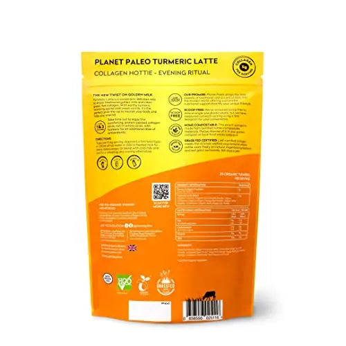 Planet Paleo Pure Collagen - Turmeric Latte (260g, 25 Servings) Planet Paleo Au supplements