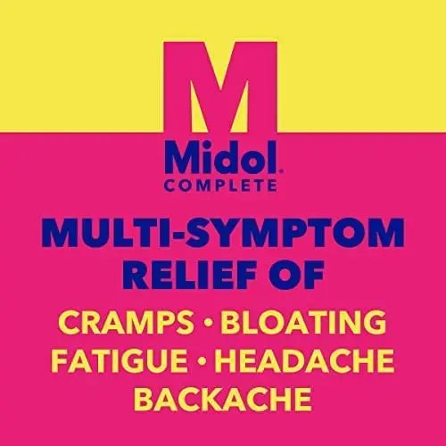 Midol Complete Caplets with Acetaminophen for Menstrual Symptom Relief - 50 Count Midol Au supplements