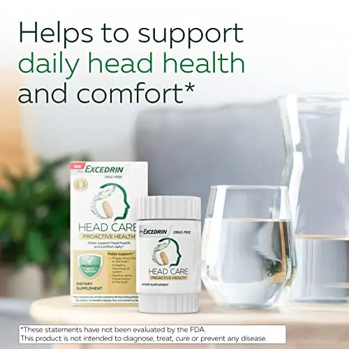 Excedrin Head Care Proactive Health with Magnesium, Riboflavin, Vitamin B6, Folic Acid Excedrin Au supplements